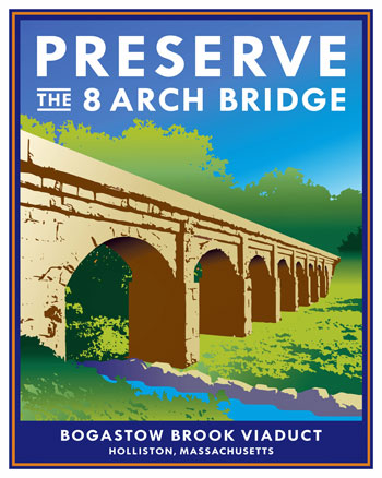 Eight arch bridge Holliston